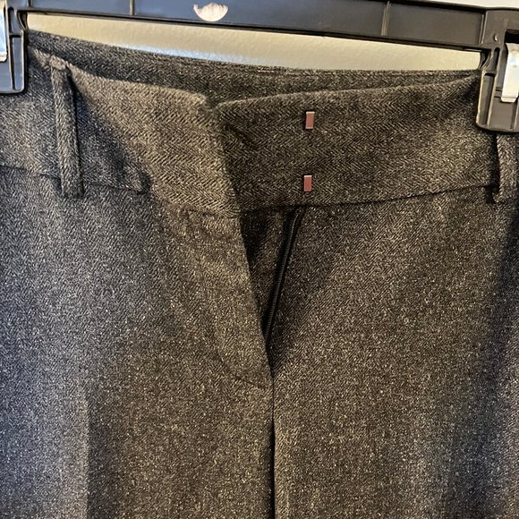 Axcess Pants - Vintage Axcess (Liz Claiborne) Dark Gray Tweed Dress Pants - Size 10